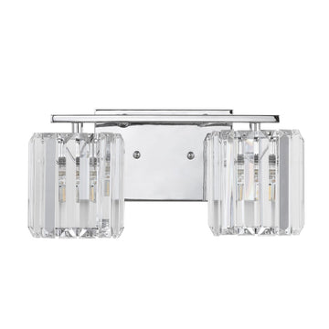 Coco Prism Vintage Metal/Glass Classic Glam LED Vanity Light - JONATHAN Y